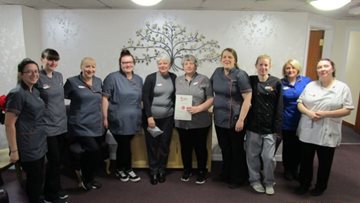 Bannockburn care home celebrates 20 years’ service of dedicated Housekeeping Assistant